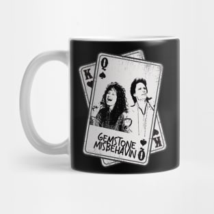 Retro Gemstone Misbehavin Card Style Mug